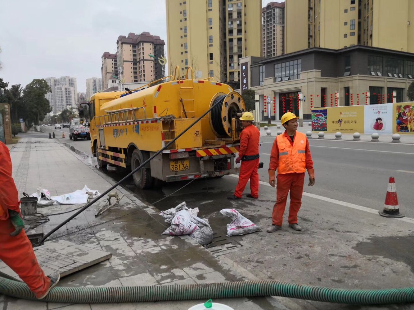 金州排污管道清淤-管道清洗
